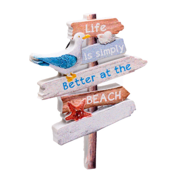 3D Printed Souvenir Seaside Magnet - Beach Sign Slogans - Image 2