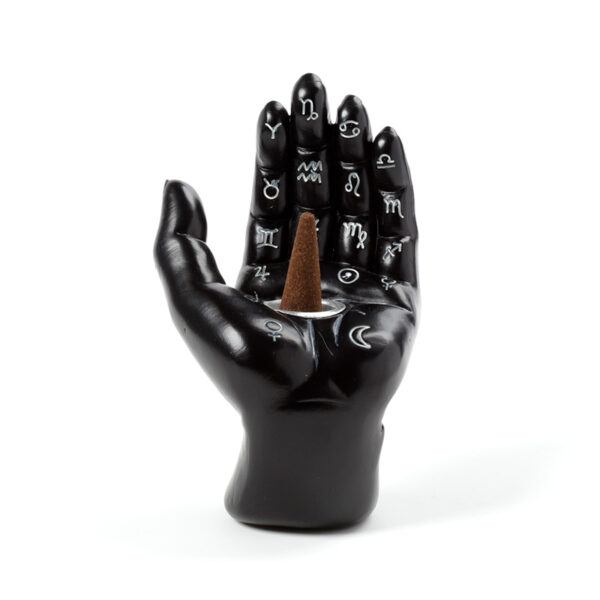 Decorative Incense Cone Burner - Mantric Hand/Tarot Hand Palm - Image 3