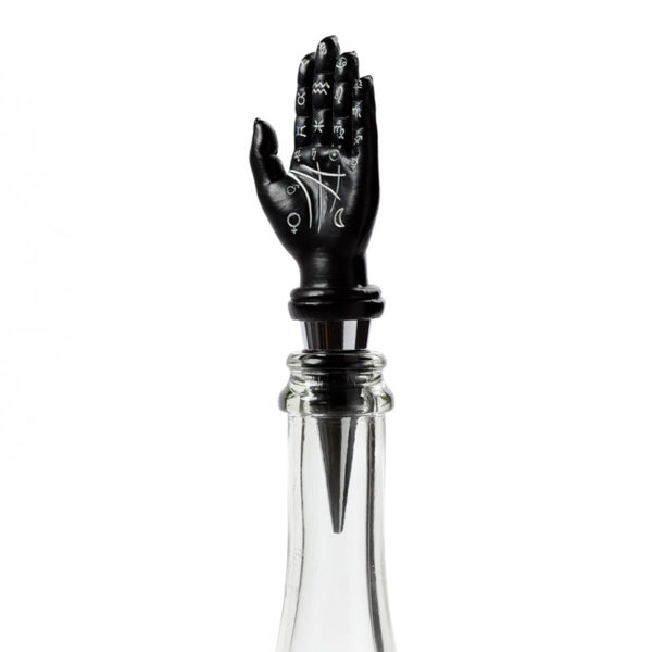 Novelty Bottle Stopper - Mantric Hand/Tarot Hand Palm - Image 2