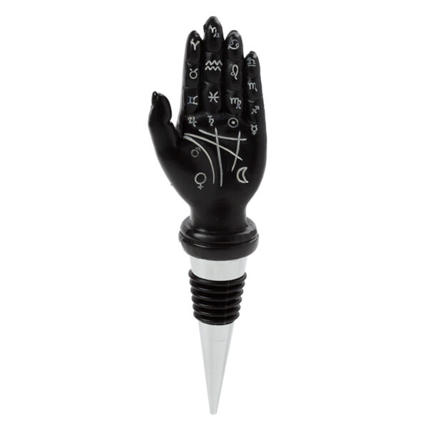 Novelty Bottle Stopper - Mantric Hand/Tarot Hand Palm - Image 3