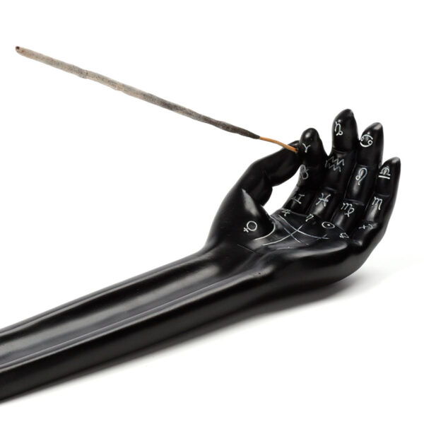 Decorative Incense Ashcatcher - Mantric Hand/Tarot Hand Palm - Image 3