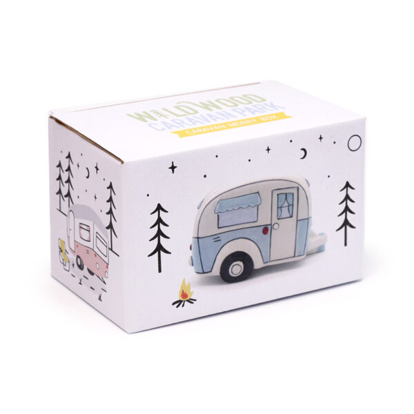 Ceramic Money Box - Home Is Where You Park It Caravan - Image 2