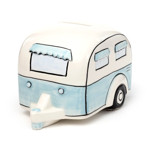 Ceramic Money Box - Home Is Where You Park It Caravan - Image 5