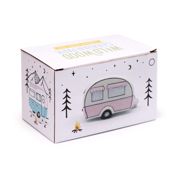 Ceramic Money Box - Home Is Where You Park It Caravan - Image 9