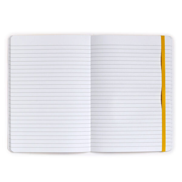 Recycled Paper A5 Lined Notebook - The Beatles Yellow Submarine - Image 4
