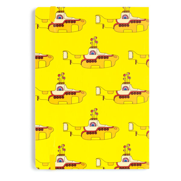 Recycled Paper A5 Lined Notebook - The Beatles Yellow Submarine - Image 5