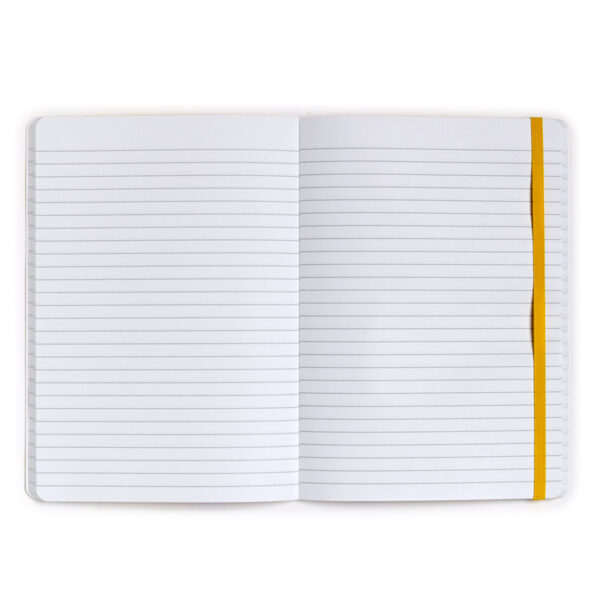 Recycled Paper A5 Lined Notebook - The Beatles Yellow Submarine White - Image 4