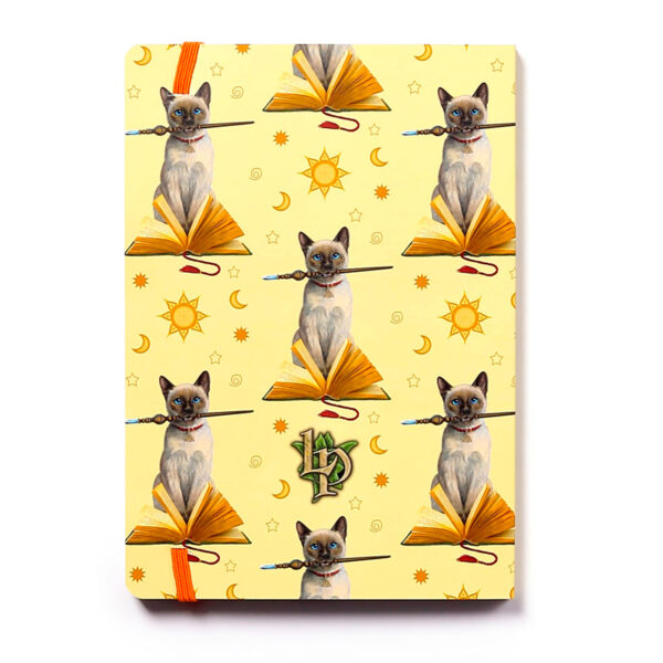 Recycled Paper A5 Lined Notebook - Lisa Parker Hocus Pocus Cat - Image 3