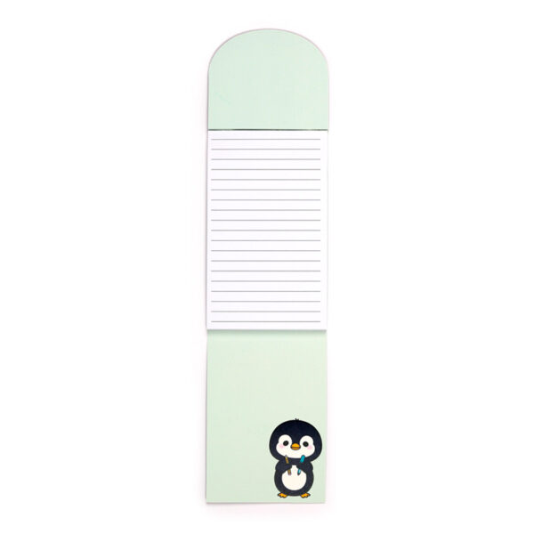 Flip Open Shaped Memo Pad - Adoramals Penguin - Image 5