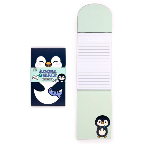 Flip Open Shaped Memo Pad - Adoramals Penguin - Image 7