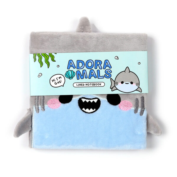 Plush Notebook - Adoramals Archie the Shark - Image 2