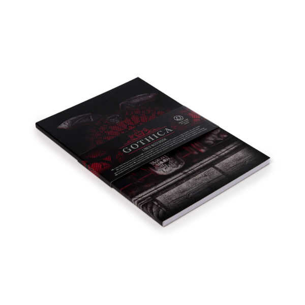 Recycled Paper A5 Lined Notebook - Gothica - Image 4