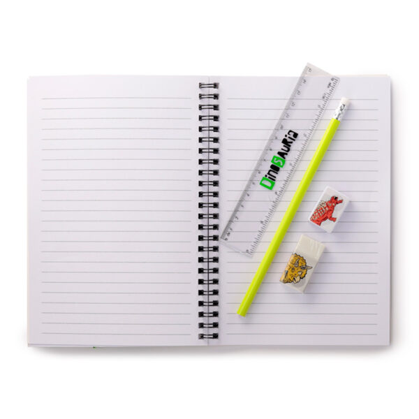 Spiral Bound A5 Lined Notebook - Dinosauria - Image 3