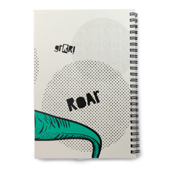 Spiral Bound A5 Lined Notebook - Dinosauria - Image 5