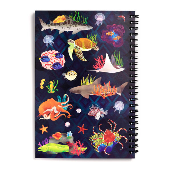 Spiral Bound A5 Lined Notebook - Marine Kingdom - Image 6
