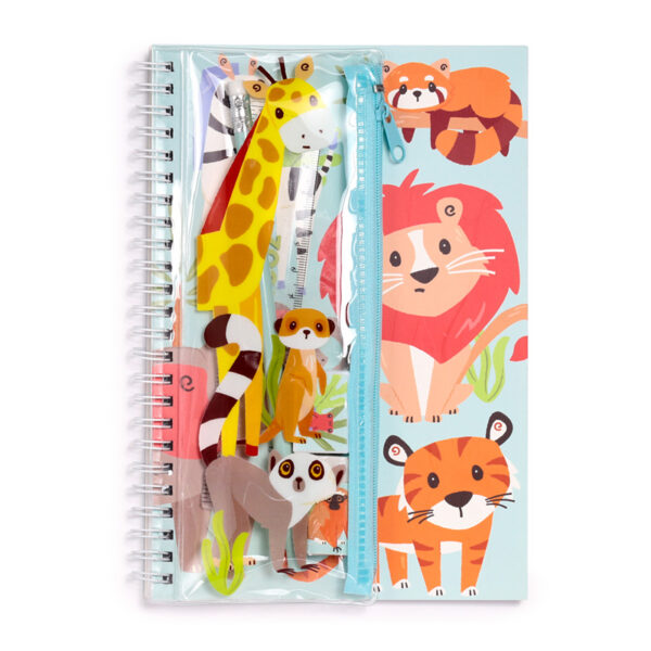 Spiral Bound A5 Lined Notebook - Zooniverse - Image 2