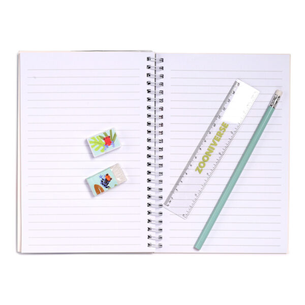 Spiral Bound A5 Lined Notebook - Zooniverse - Image 4