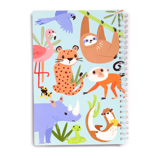 Spiral Bound A5 Lined Notebook - Zooniverse - Image 6