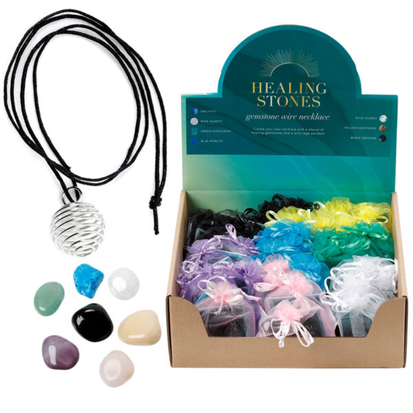 Gemstone Necklace Kit with Assorted Stones - Image 13