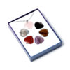 Gemstone Pendant - 6 Interchangeable Heart Shaped Pendants - Image 8