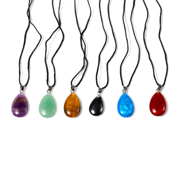 Gemstone Pendant - Teardrop - Image 3