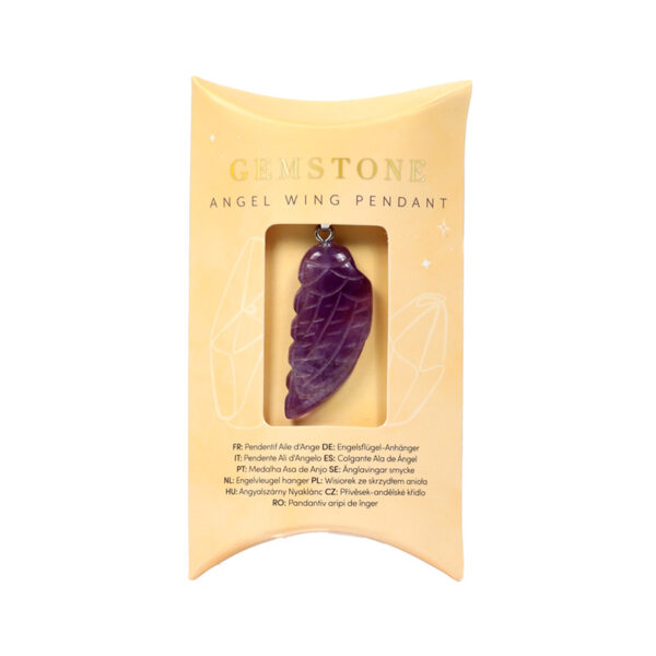 Gemstone Pendant - Angel Wing - Image 11