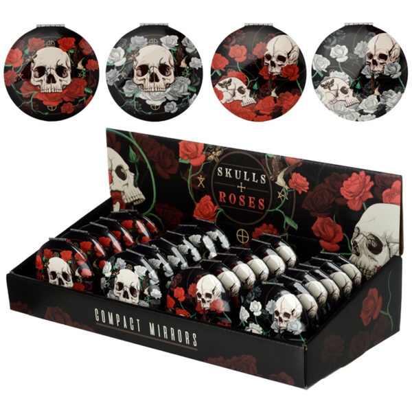 Compact Mirror - Skulls and Roses - Image 9
