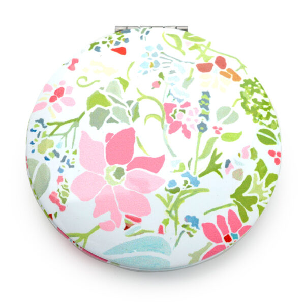 Compact Mirror - Julie Dodsworth Pink Floral - Image 6