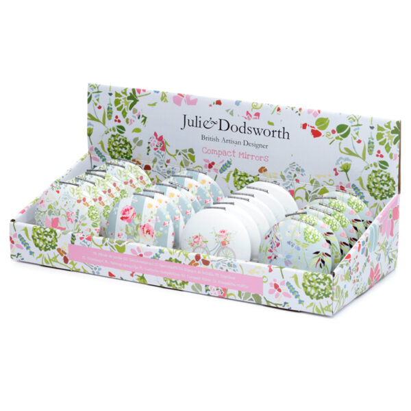 Compact Mirror - Julie Dodsworth Pink Floral - Image 7