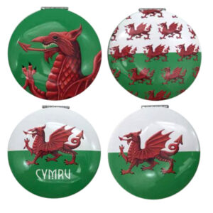 Compact Mirror - Welsh Dragon Wales (Cymru)