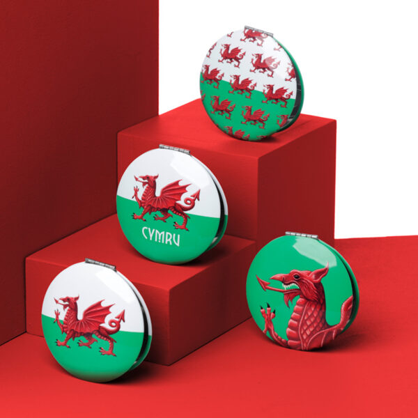 Compact Mirror - Welsh Dragon Wales (Cymru) - Image 6