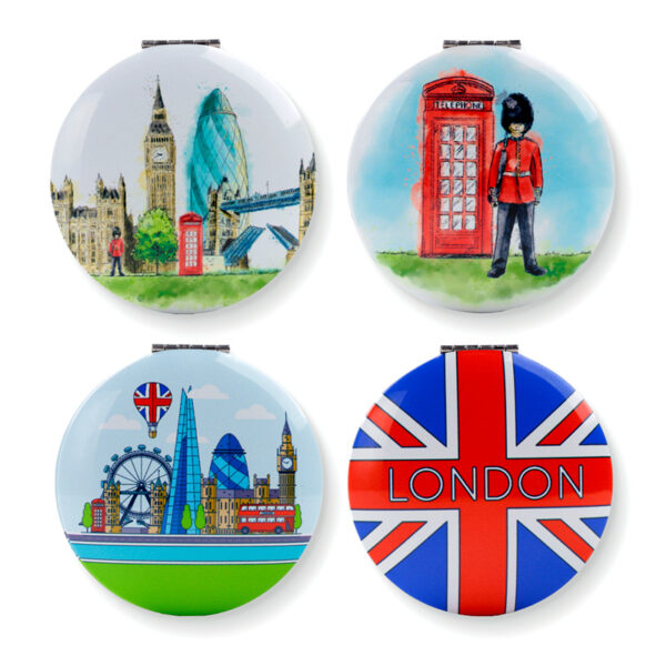 Compact Mirror - London Icons/London Tour - Image 2