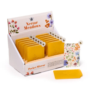Pocket Mirror - Nectar Meadows Bee