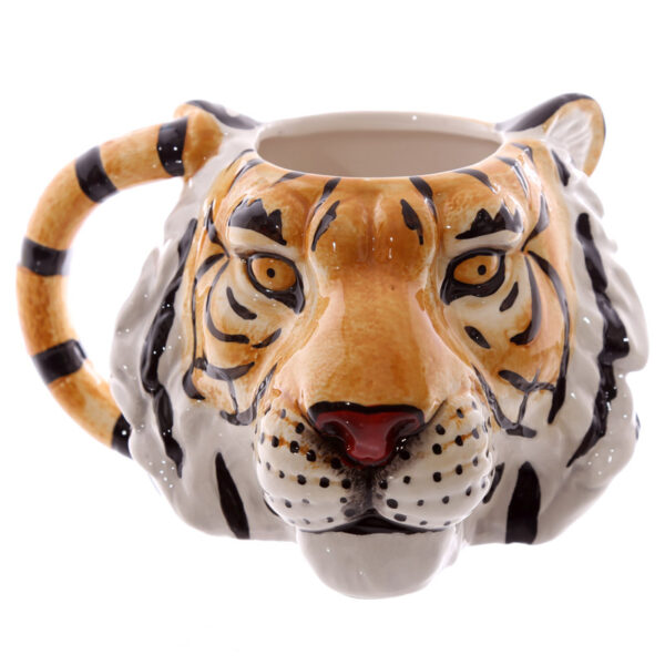 Ceramic Shaped Head Mug - Tiger - Image 2