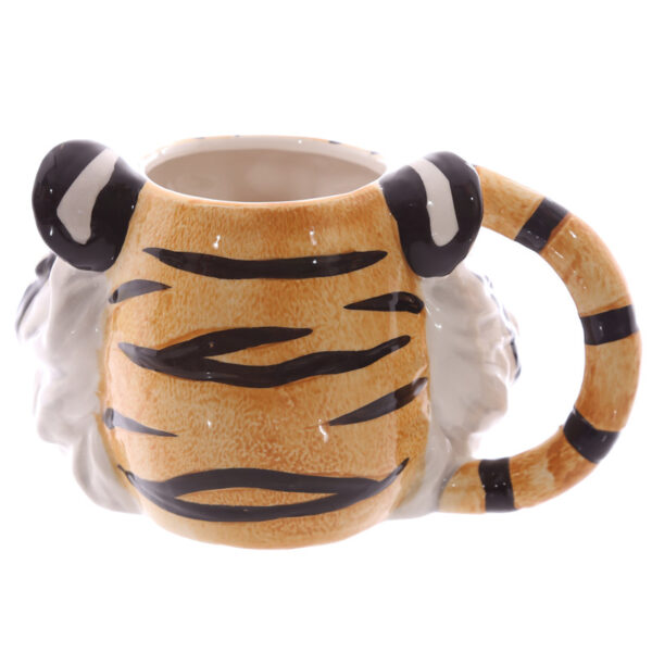 Ceramic Shaped Head Mug - Tiger - Image 4