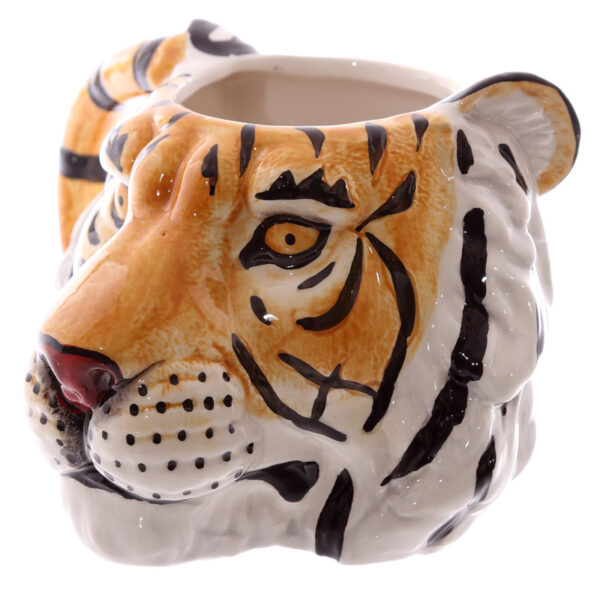 Ceramic Shaped Head Mug - Tiger - Image 5