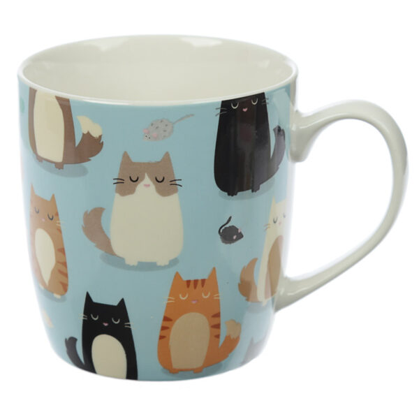 Porcelain Mug - Feline Fine Cat - Image 2