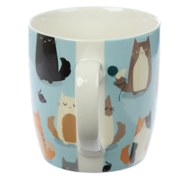 Porcelain Mug - Feline Fine Cat - Image 3