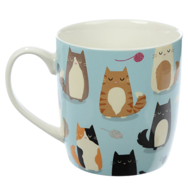 Porcelain Mug - Feline Fine Cat - Image 4