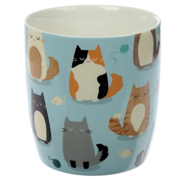 Porcelain Mug - Feline Fine Cat - Image 5