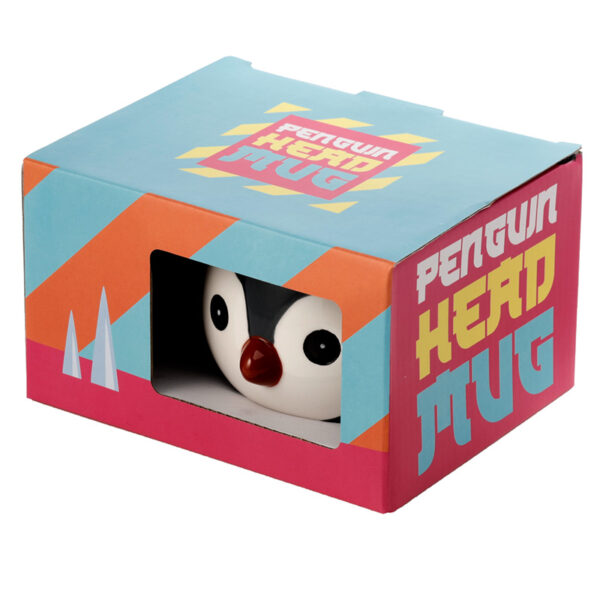 Ceramic Shaped Head Mug - Adoramals Penguin - Image 6