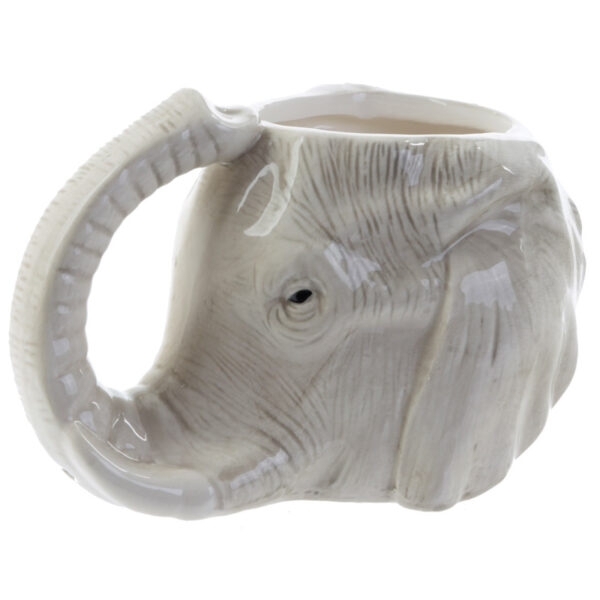 Ceramic Shaped Head Mug - Elephant - Image 4