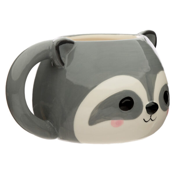 Ceramic Shaped Head Mug - Adoramals Raccoon - Image 4