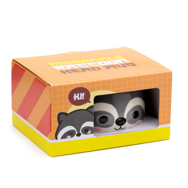 Ceramic Shaped Head Mug - Adoramals Raccoon - Image 5