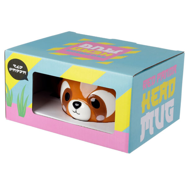 Ceramic Shaped Head Mug - Adoramals Red Panda - Image 5