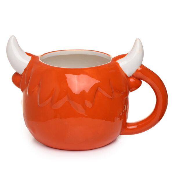Ceramic Shaped Head Mug - Highland Coo Cow - Image 3