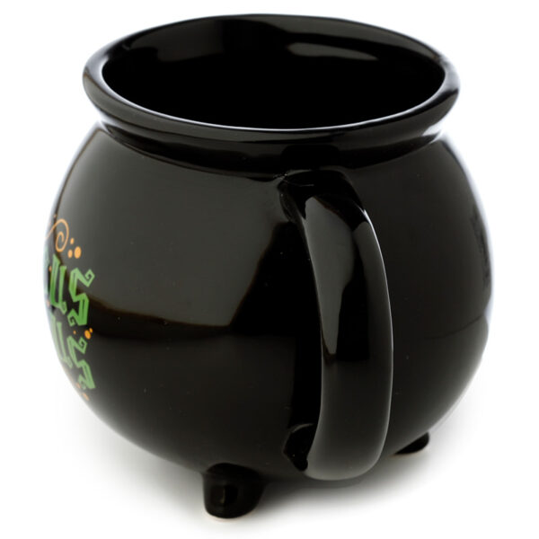 Novelty Shaped Ceramic Mug - Hocus Pocus Black Cauldron - Image 3