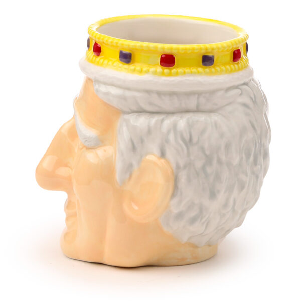 Ceramic Shaped Head Mug - King Charles III - Image 5
