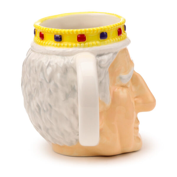Ceramic Shaped Head Mug - King Charles III - Image 7