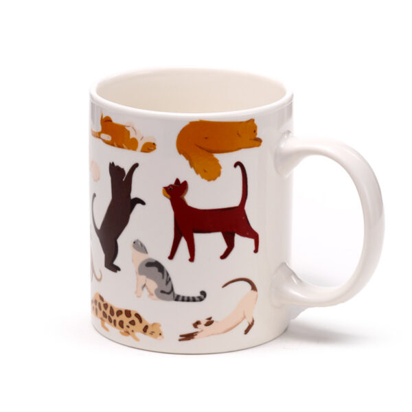 Porcelain Mug - Feline Fine Cats - Image 3